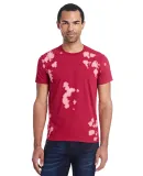 Tie-Dye 1385 Bleach Out T-Shirt RED
