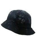 Tie-Dye 9177Y Youth Bucket Hat SPIDER BLACK