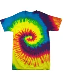 Tie-Dye CD1160 Toddler T-Shirt in Reactive rainbow