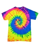 Tie-Dye CD1160 Toddler T-Shirt in Neon rainbow