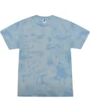 Tie-Dye 1390 Crystal Wash T-Shirt in Carolina blue