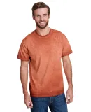 Tie-Dye CD1310 Adult Oil Wash T-Shirt ORANGE