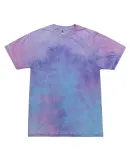 Tie-Dye CD1090 Adult Burnout Festival T-Shirt in Cotton candy