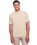 UltraClub UC105 Men's Lakeshore Stretch Cotton Per in Stone