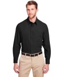 UltraClub UC500 Men's Bradley Performance Woven Sh in Black