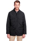 UltraClub UC708 Men's Dawson Quilted Hacking Jacke in Black