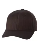 Yupoong-Flex Fit 6195P Pinstripe Cap BROWN/ WHITE