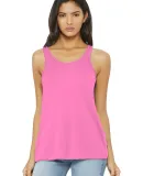 BELLA 8800 Womens Racerback Tank Top in Neon pink