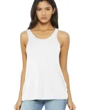 BELLA 8800 Womens Racerback Tank Top in White