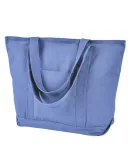 Liberty Bags 8879 Pigment Dyed Premium XL Boater T in Periwinkle blue