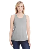 LA T 3521 Women's Relaxed Premium Jersey Racerback TITANIUM