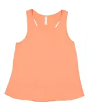 LA T 3521 Women's Relaxed Premium Jersey Racerback PAPAYA