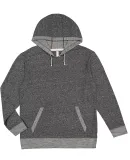 LA T 6779 Harborside Mélange French Terry Hooded  SMOKE MELANGE