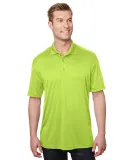 Gildan 488C00 Performance® Colorblock Sport Polo in Safety green