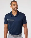 Adidas Golf Clothing A324 3-Stripes Chest Sport Sh Collegiate Navy/ White