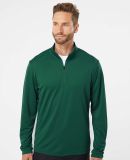Adidas Golf Clothing A401 Lightweight Quarter-Zip  in Collegiate green