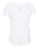 Boxercraft T27 Women’s Cage Front T-Shirt White