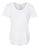 Boxercraft T61 Women’s At Ease Scoop Neck T-Shir White