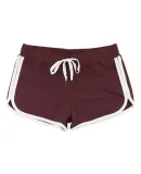 Boxercraft R65 Women’s Relay Shorts Maroon/ White