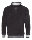 Boxercraft Q20 Varsity Sherpa Quarter-Zip Pullover Charcoal