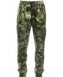 Burnside Clothing 8801 Performance Fleece Joggers in Army tie dye