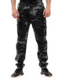 Burnside Clothing 8801 Performance Fleece Joggers in Black camo