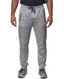 Burnside Clothing 8801 Performance Fleece Joggers Heather Grey