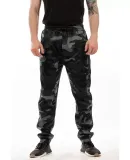 Burnside Clothing 8801 Performance Fleece Joggers Black Camo