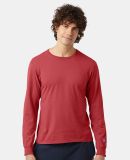 Champion Clothing CD200 Garment Dyed Long Sleeve T in Crimson