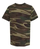 Code V 2207 Youth Camouflage T-Shirt Green Woodland