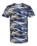 Code V 3907 Adult Camo Tee Blue Woodland