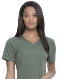 Dickies Medical  DK730   - V-Neck Top Olive
