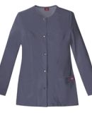 Dickies Medical 82409 - Women's Junior Warm-Up Jac Pewter