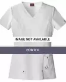 Dickies Medical 82851 - Women's Junior V-Neck Top Pewter