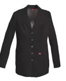 Dickies Medical 82400 - Women's 28-Snap Front Lab  Black