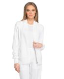 Dickies Medical  DK330   - Zip Front Warm-up Jacke White