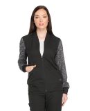 Dickies Medical  DK340   - Zip Front Warm-up Jacke Black