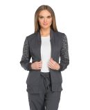 Dickies Medical  DK340   - Zip Front Warm-up Jacke Pewter