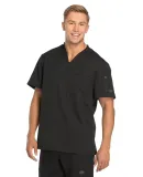 Dickies Medical DK610 - Men's V-Neck Top Black