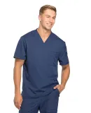 Dickies Medical DK610 - Men's V-Neck Top Navy