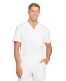 Dickies Medical DK610 - Men's V-Neck Top White