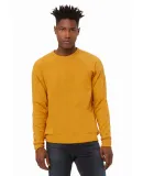 BELLA+CANVAS 3901 Unisex Sponge Fleece Sweatshirt in Heather mustard