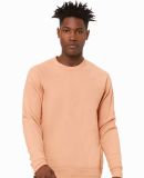 BELLA+CANVAS 3901 Unisex Sponge Fleece Sweatshirt in Peach