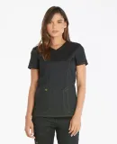 Dickies Medical  DK803   - V-Neck Top Black