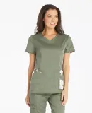 Dickies Medical  DK803   - V-Neck Top Olive