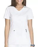 Dickies Medical  DK803   - V-Neck Top White