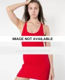2335 American Apparel Fine Jersey Racerback Tank D Ash White Stripe