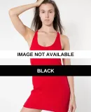 2335 American Apparel Fine Jersey Racerback Tank D Black