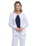 Dickies Medical DK305 -Women's Snap Front Warm Up  White