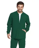 Dickies Medical DK320 - Men's Zip Front Warm-Up Ja Hunter Green